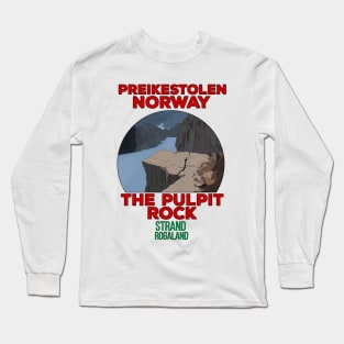 Preikestolen Strand Rogaland Norway Long Sleeve T-Shirt